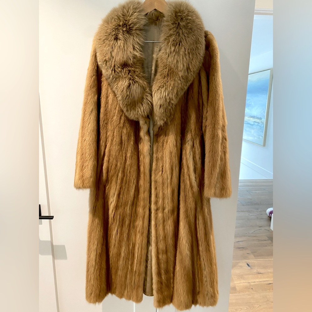 Real Fox Fur Coat - Canada Pappas Furs Like New